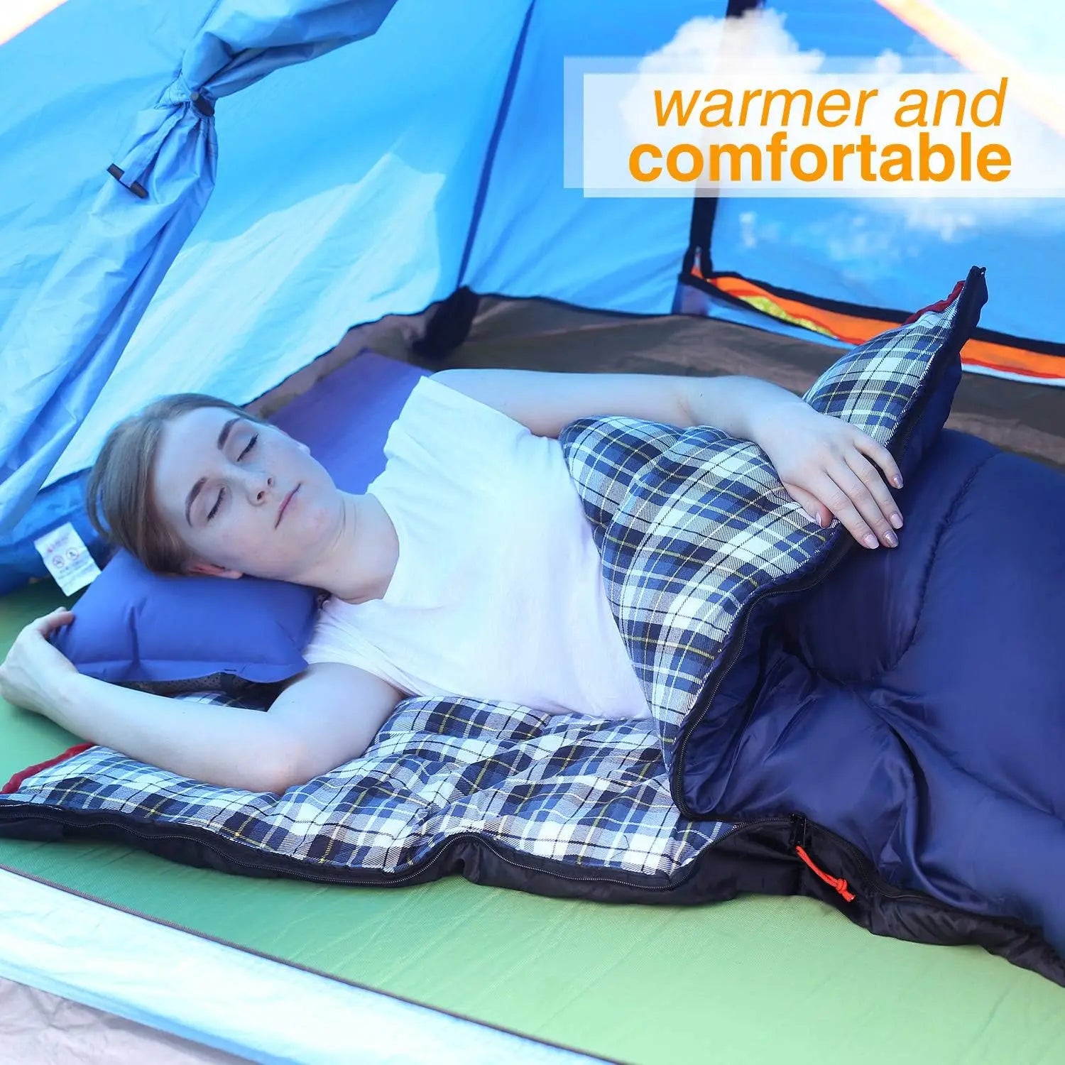 Flannel Cold Weather Sleeping Bag