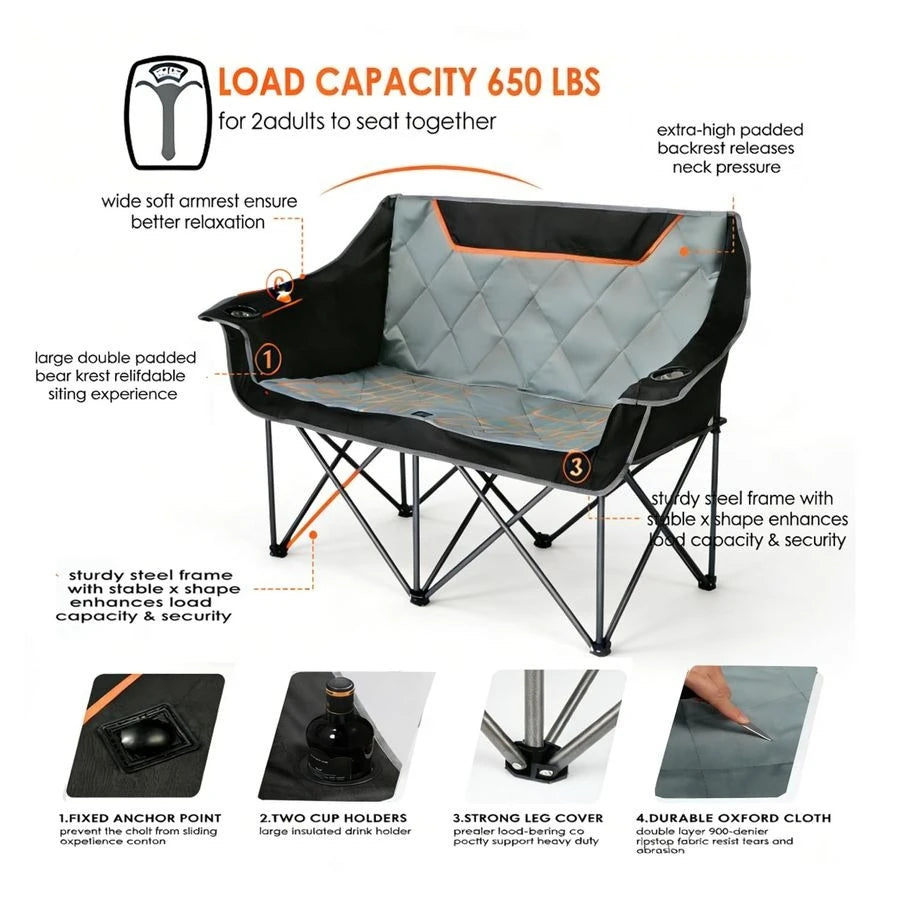Double Camping Loveseat