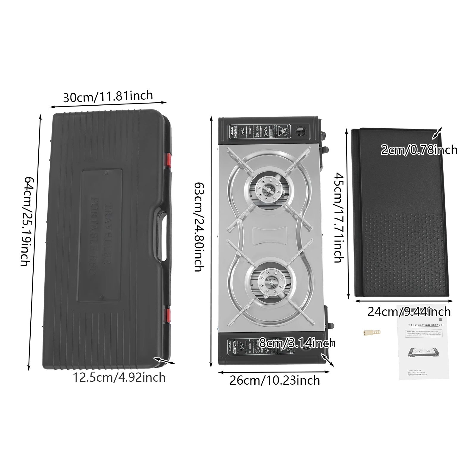 2-Burner Camping Stove