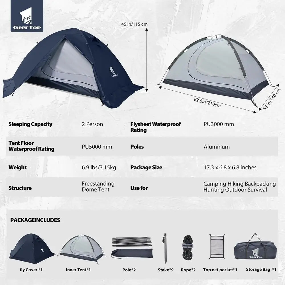 2-Person 4-Season Tent