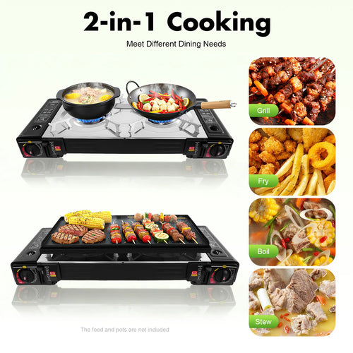 2-Burner Camping Stove