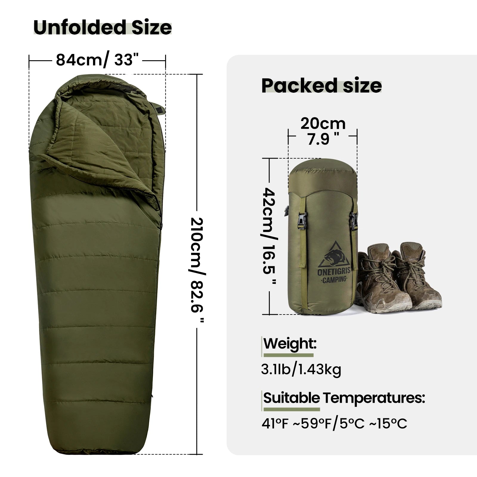 Bushcraft Mummy Sleeping Bag