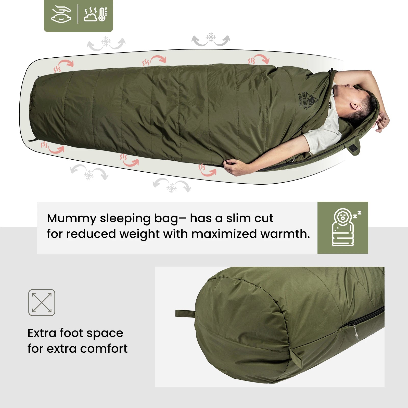 Bushcraft Mummy Sleeping Bag