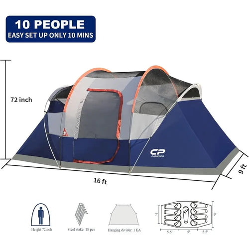 10-Person Cabin Tent