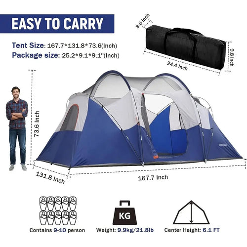 10-Person Family Tent
