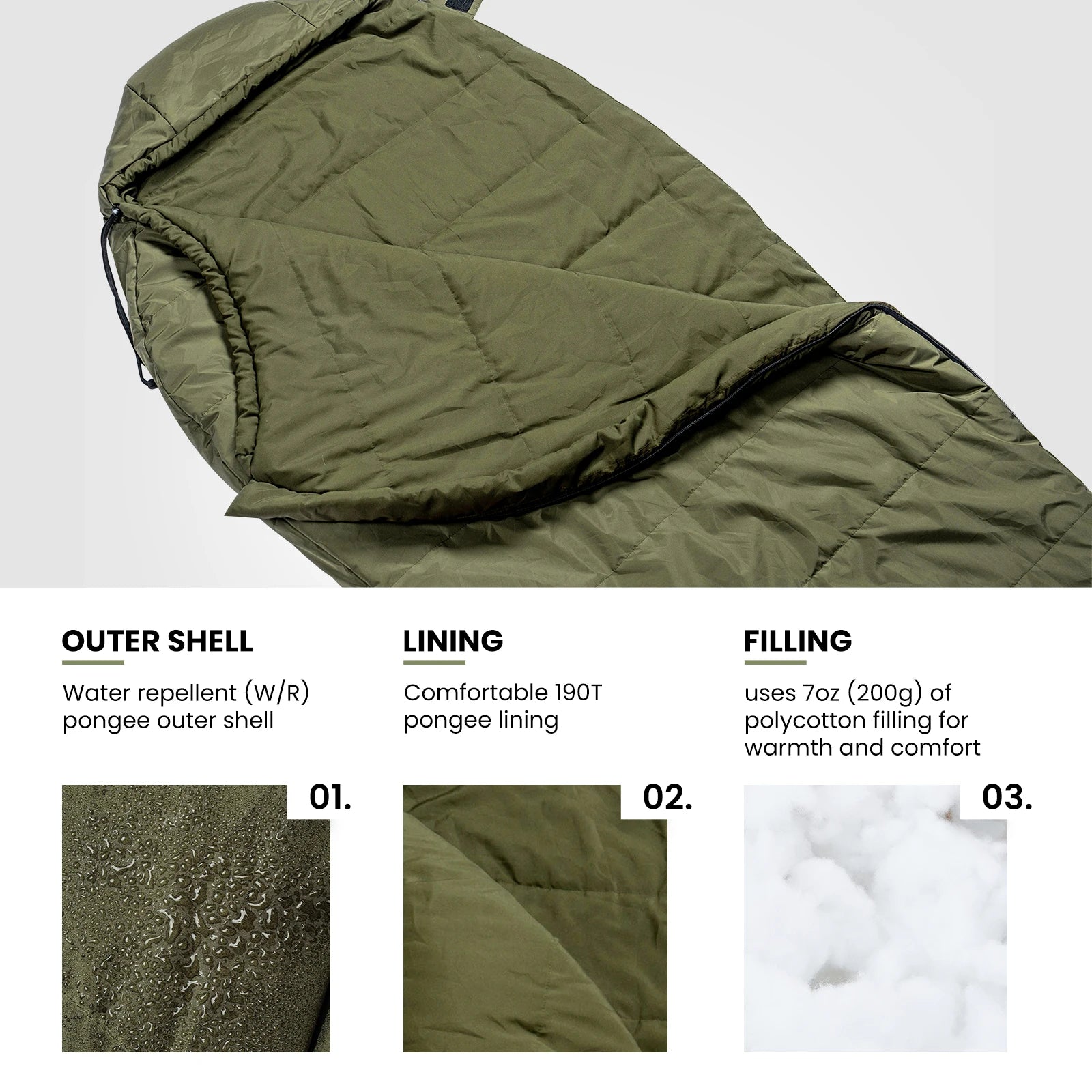 Bushcraft Mummy Sleeping Bag